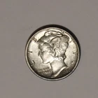 1926 D Mercury Dime 10C Cents Coin Silver, Very Nice!