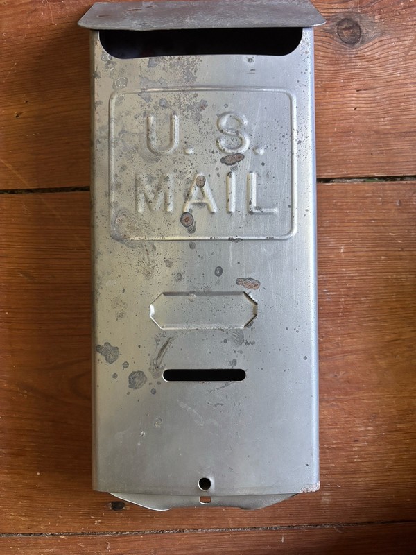 Vtg Metal Wall U S Mailbox