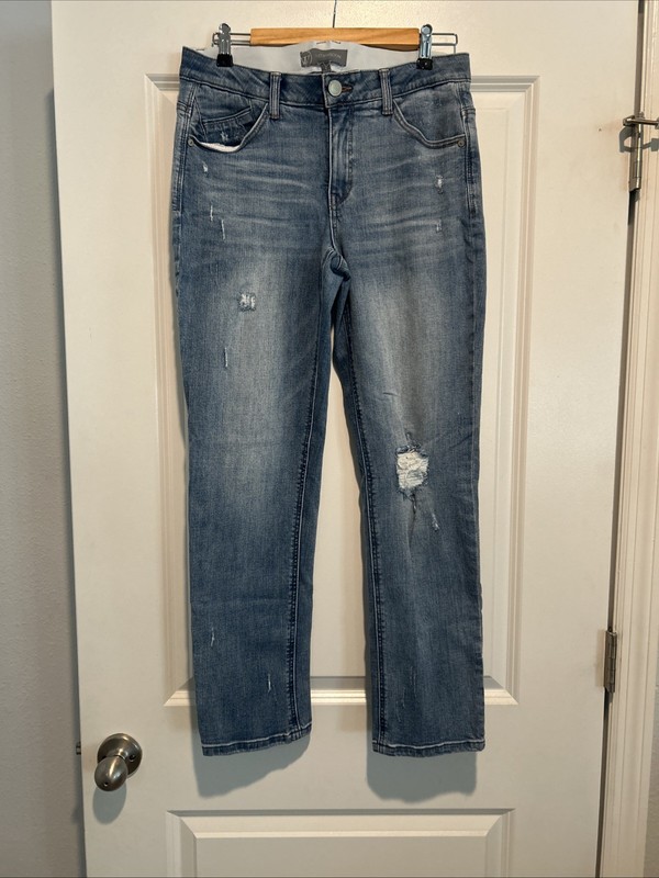 Wit & Wisdom Medium Wash Denim Jeans Stretch Size 8 Blue