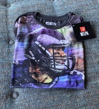 Nwt NFLPA Seattle Seahawks Russell Wilson T Shirt Kids Size Medium BB4