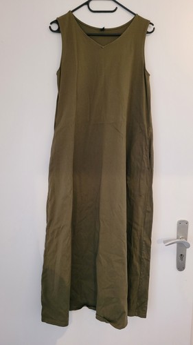 Grünes Träger-Kleid Uniqlo 34, 36, XS, S mit Seitentaschen