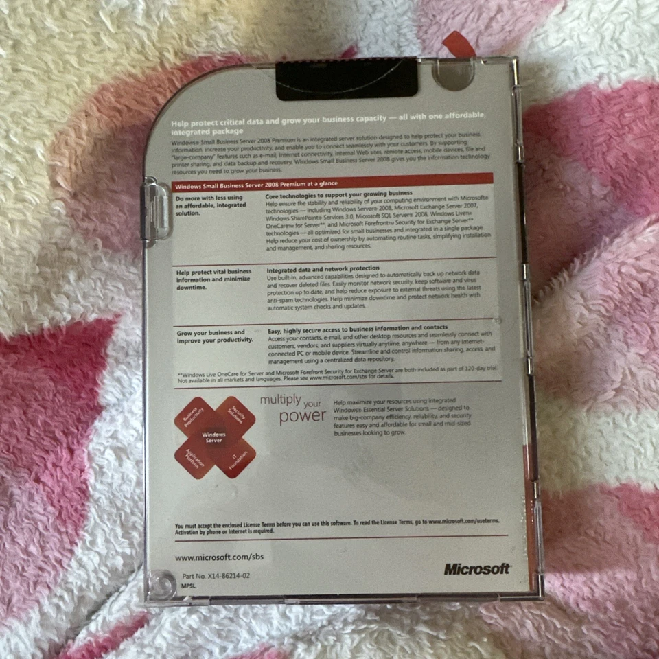 Microsoft Windows Small Business Server 2008 Premium 5 CAL T75-02411 - Image 2 of 4