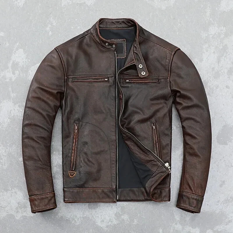 Burberry Prorsum Leather Jacket In Men's Coats & Jackets for sale
