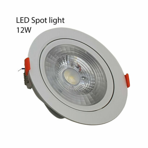 Moderne LED verstellbare Neigungswinkel Downlights runde Deckenstrahler UK - Bild 17 von 18