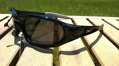 X Loop POLARIZED Sunglasses XL0104PZ Davis A1 black fishing smoke