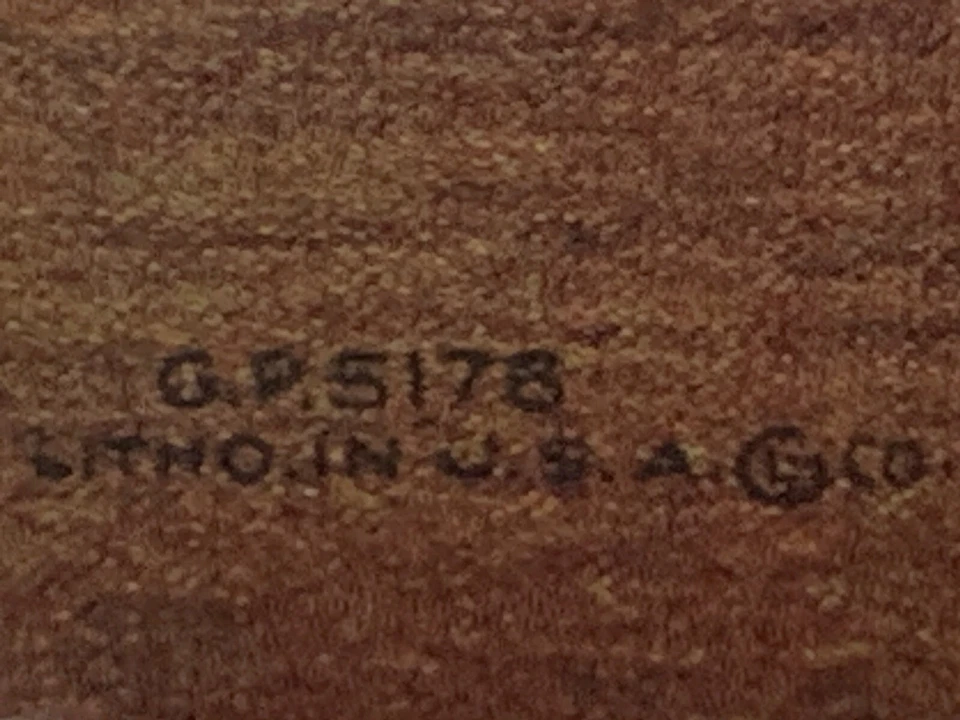 Antigo Carle J Blenner assinado litho EUA GP 5178 floral casa de campo francesa vitoriana - Imagem 3 de 4