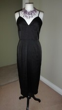 Pretty Little Thing Bodycon Satin Blake Dress Summer Wear Size 12