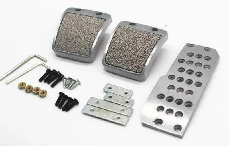 3x Car Non-Slip Foot Rest Fuel Brake MT Pedal For Acura Honda Japanese Car model — 第 2/4 张图片