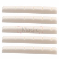 5pcs Slotted Bone Nut for 6-String TL Electric Guitar 42x3.5x4.5/3.5mm
