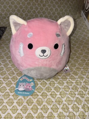 Squishmallow Flip Dohna Pink Panda Mischa Snow Leopard 8'' Plush A Mallows