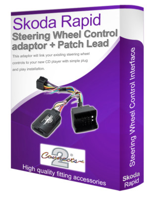 Skoda Rapid Auto Stereo Blei Adapter, verbinden Sie Ihre Lenkrad Stiel Steuerungen
