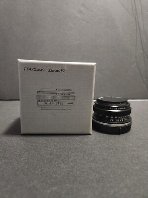 TTArtisan 25mm F2 Wide Angle APS-C Lens Fuji X Mount for Fuji Exc+++ Condition