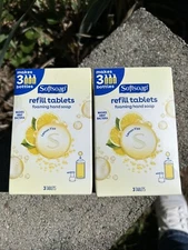 2X Softsoap Foaming Hand Soap Tablet Refills In Lemon Fizz 6 Tablets Total