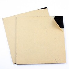 Two 6.25" Square Black Plexiglas Sheets for Lens Board or Other Projects