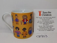 CENTRUM SAVE THE CHILDREN  EVERYWHERE MUG CUP DIFFERENT PEOPLE RARE 