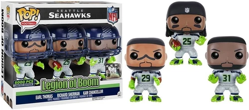 NFL POP! Seahawks Legion of Boom 3 Pack Vinyl Figure Funko