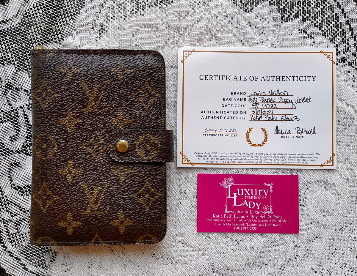 monogram zippy wallet