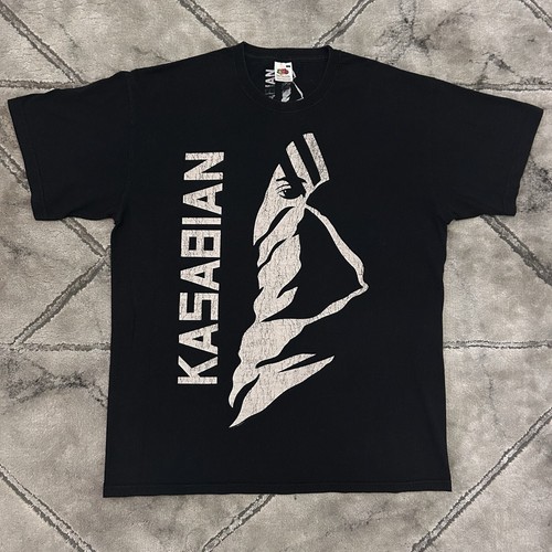Kasabian T Shirt Band Logo Ultra Face Tour 2004 Nouveau