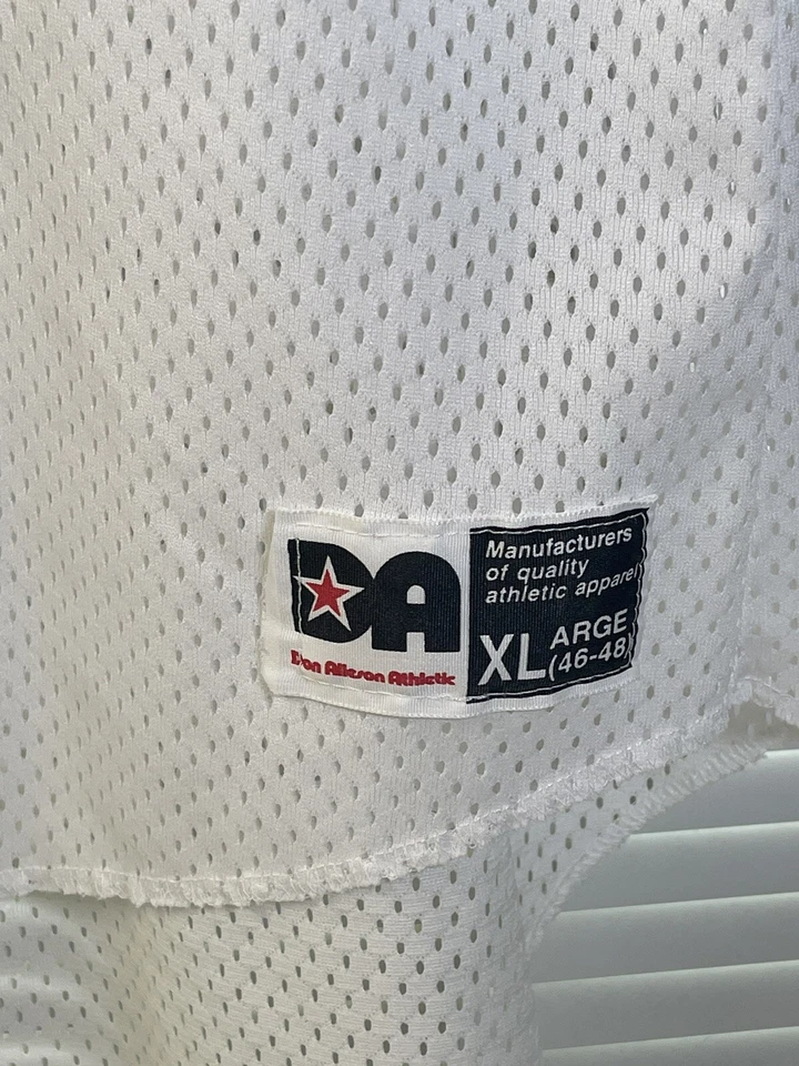 Camiseta Jersey Vintage Anos 80 Don Alleon Team EUA Feita nos EUA Campainha Extra Grande - Imagem 3 de 4