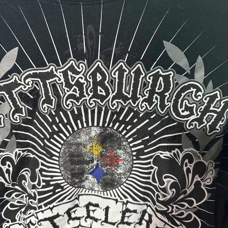 Camisa Pittsburgh Steelers Niños Talla XXL 18 2010 - Ropa Manga Larga Equipo NFL Foto 3 de 4