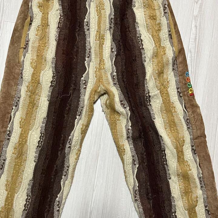 Used COOGI 3D Knit Pants, Adjustable Waist, Faux Suede | eBay
