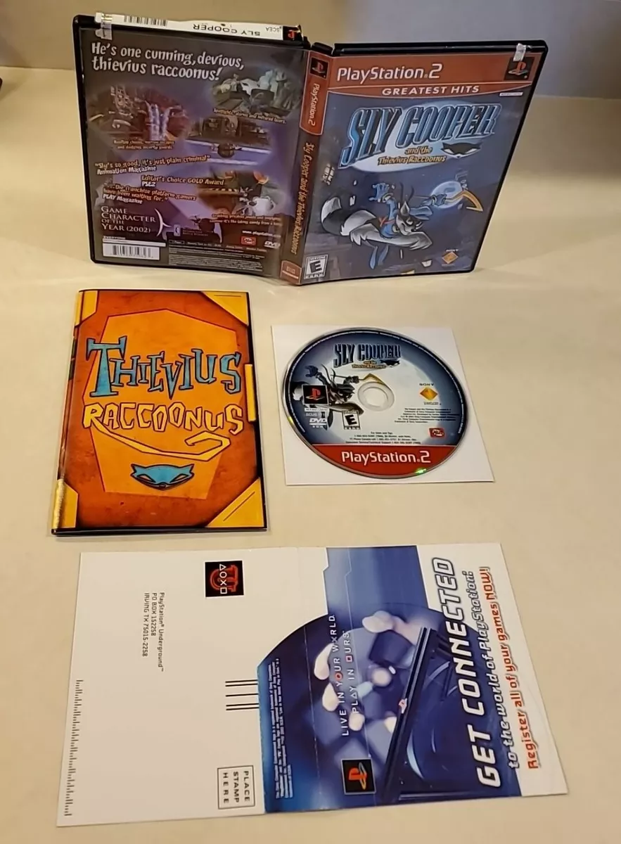  Sly Cooper And The Thievius Raccoonus - PlayStation 2 : Video  Games