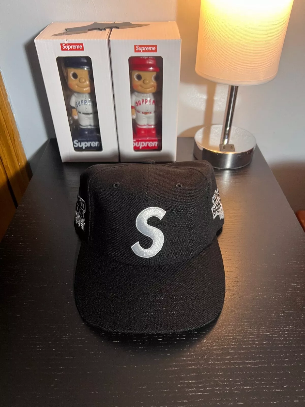 CHAPEAU 6 PANNEAUX LOGO S SUPRÊME MONDIALEMENT CÉLÈBRE