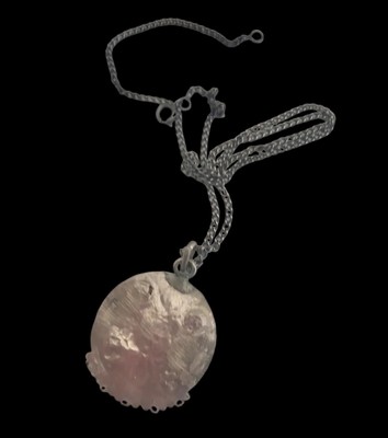 Collier Pendentif Vintage Berbère Amazigh - Argent, Corail, émail, Ethnique Ancien (1900-1949)