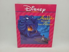 Vintage Walt Disney ALADDIN ADVENTURE Read & Sing Along Book SORRY NO CASSETTE