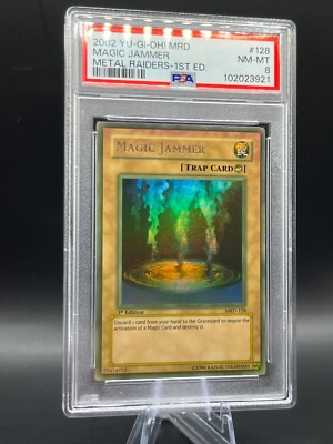Vintage Yugioh Heavy Faded 🪄 Magic Jammer MRD-128 Metal Raiders-1st  Edition