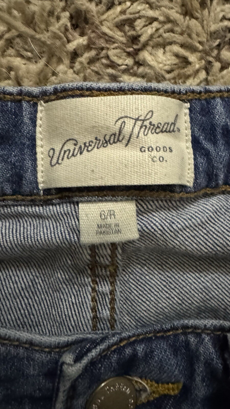 universal thread jeans size 6R