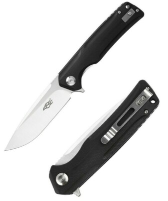 Ganzo Knives Firebird Folding Knife 3.5'' D2 Tool Steel Blade Black G10 Handle