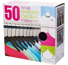 Non Slip Standby Flocked Hangers Non Slip Flocked Set of 50
