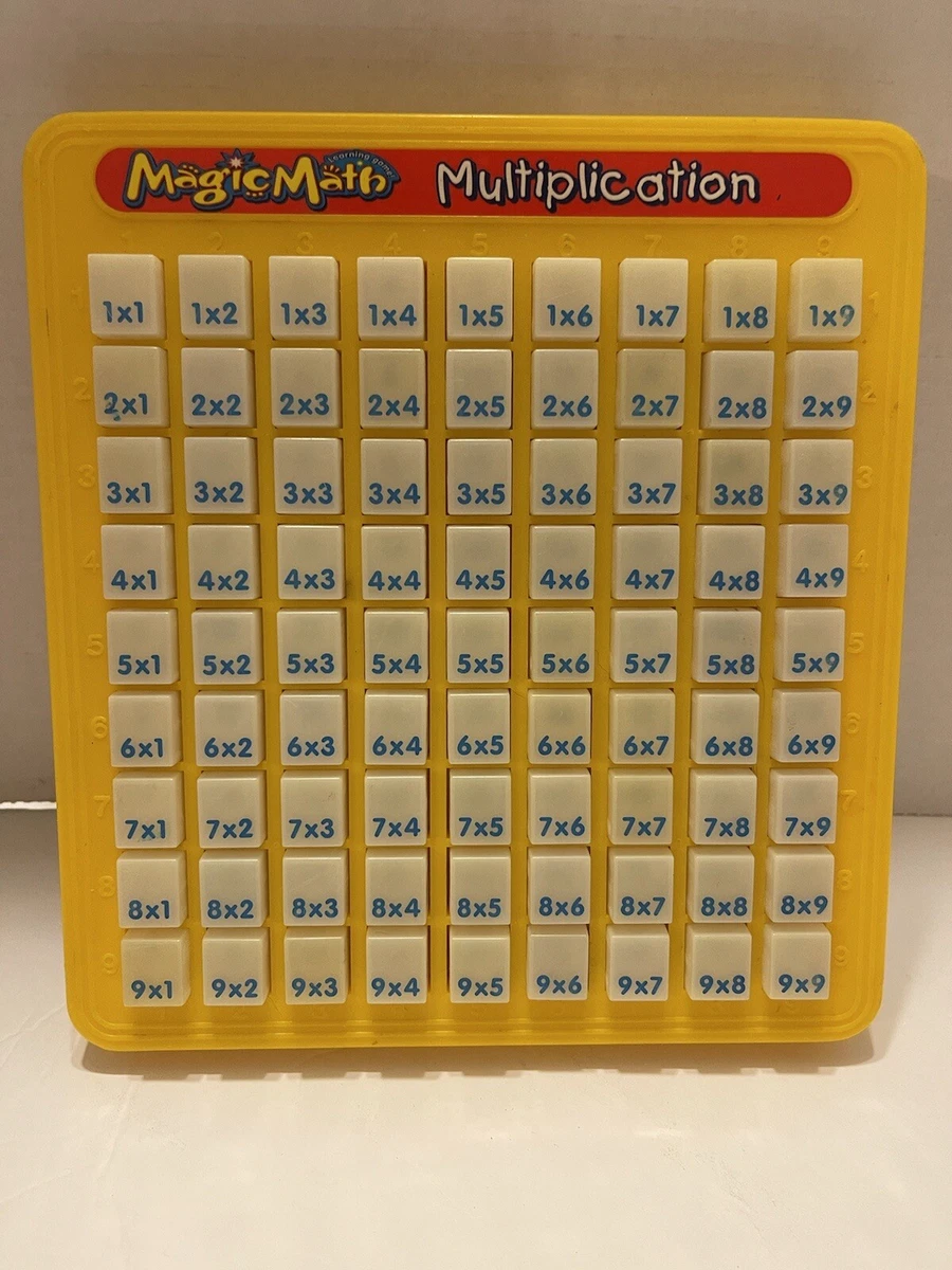 Vintage 1993 Lanard Learning Games Magic Math Press See