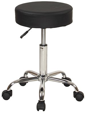 Medical Stool Doctor Dentist Doctors Office Chair Adjustable Black