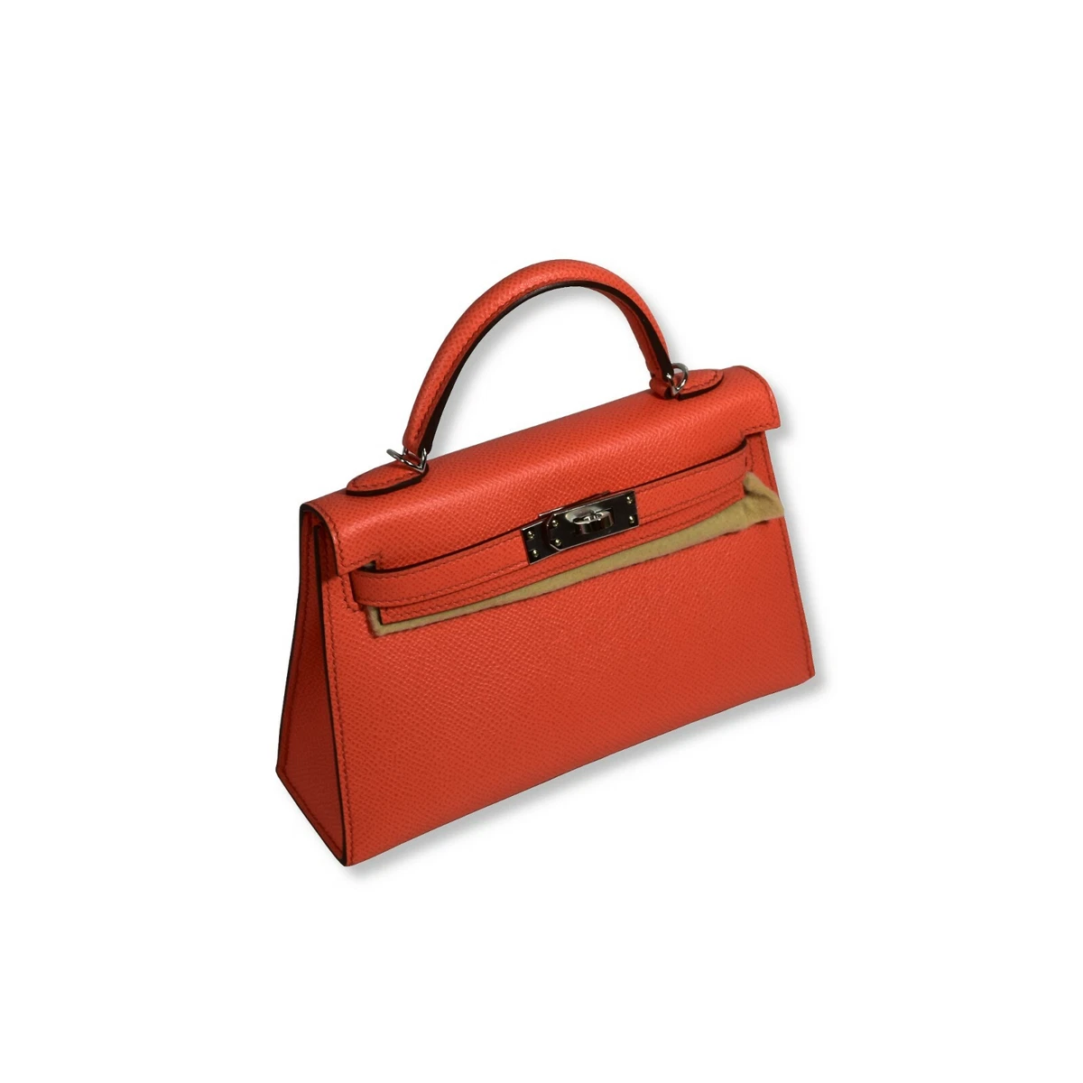 hermes mini kelly orange