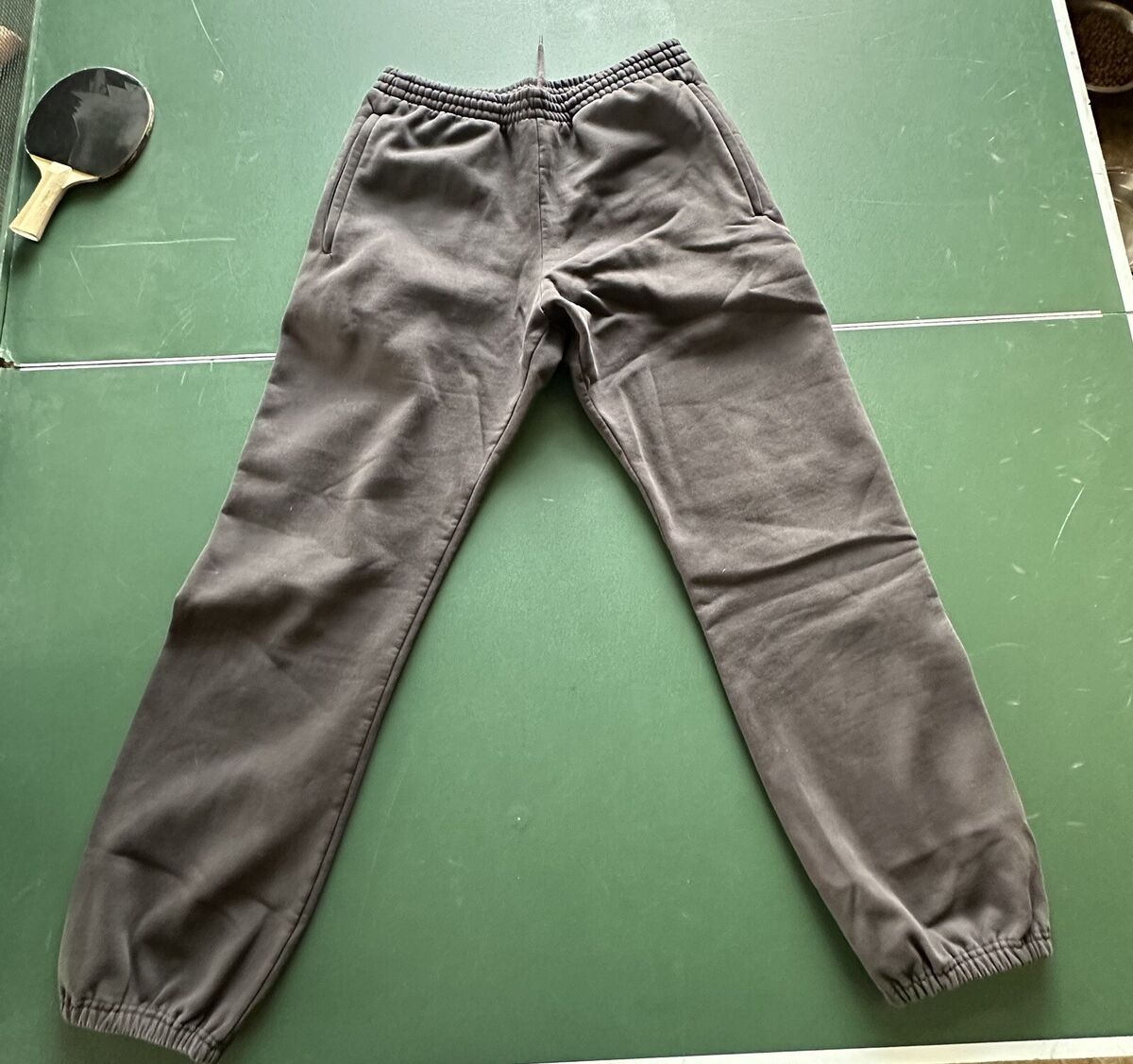 Yeezy Gap Balenciaga Fleece Jogging Pant - Black - Size Yeezy Gap Balenciaga Fleece Jogging Pant - Black - Size