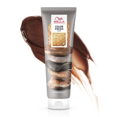 Color Depositing Hair Mask Golden Gloss 5 Fl Oz Wella Professionals Fresh Shade