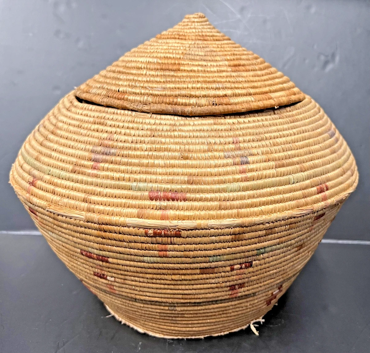 Eskimo Basket Indiana US Native American Baskets (1935-Now) for