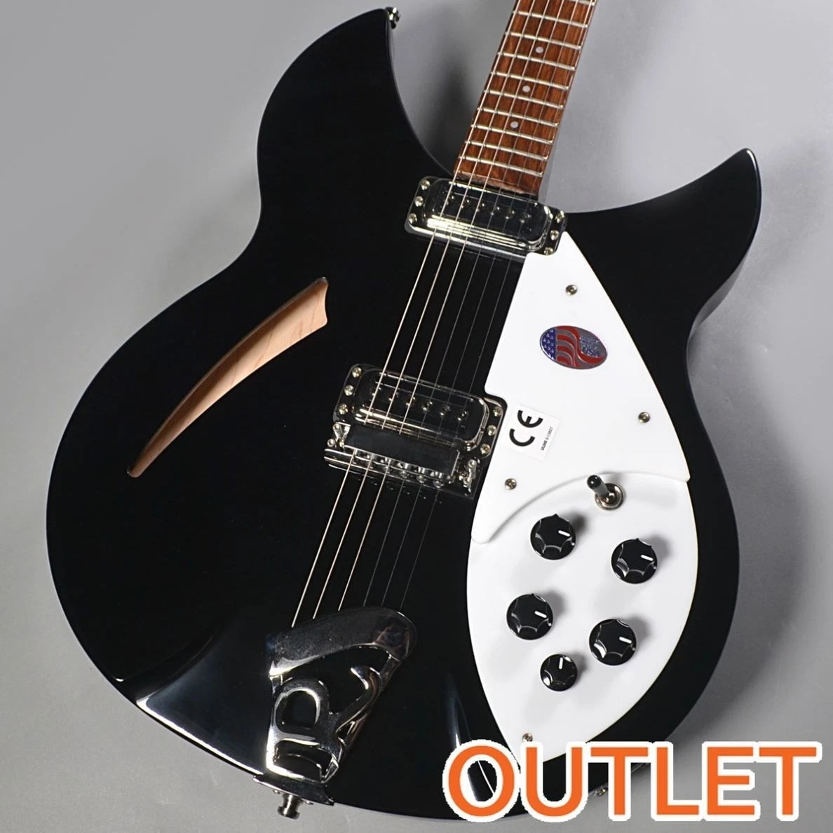 ジャンク品　Rickenbacker エレキギター ブラック 楽天市場】【メーカーアウトレット特価品】Rickenbacker 620 -Jetglo