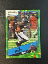 2021 Panini Classics Premium Timeless Tributes Green Ice Ed Reed /20 Ravens #119