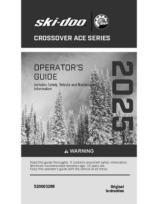 Ski-Doo Owners Manual Book Operator's Guide 2025 Expedition LE 20 in. 900 ACE