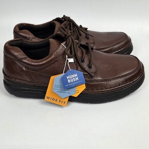 Nunn Bush Men’s Brown Comfort Gel Walking Shoes | Size 11W Nunn Bush | Shoes | Nunn Bush Mens Denali Plain Toe Shoes  main image 2