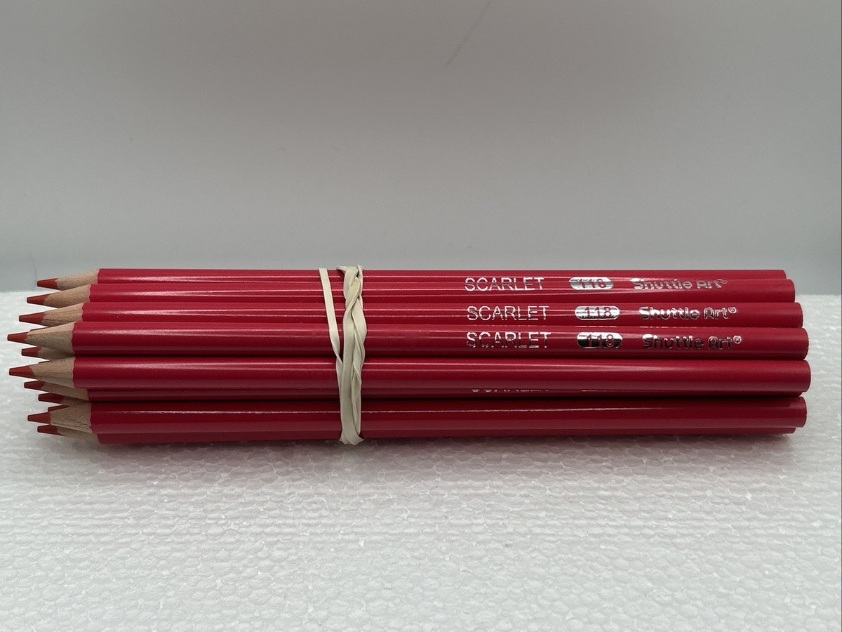 20 COUNT) SCARLET 118 - Shuttle Art Colored Pencils | eBay