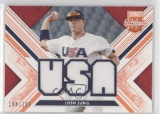 2019 Elite Extra Edition USA National Team Materials Orange /199 Josh Jung 0xi8