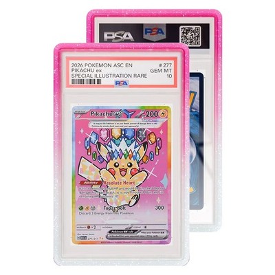 GradedGuard PSA Graded Card Schutzhülle Display Bumper -DRAGONFRUIT- NEU LE