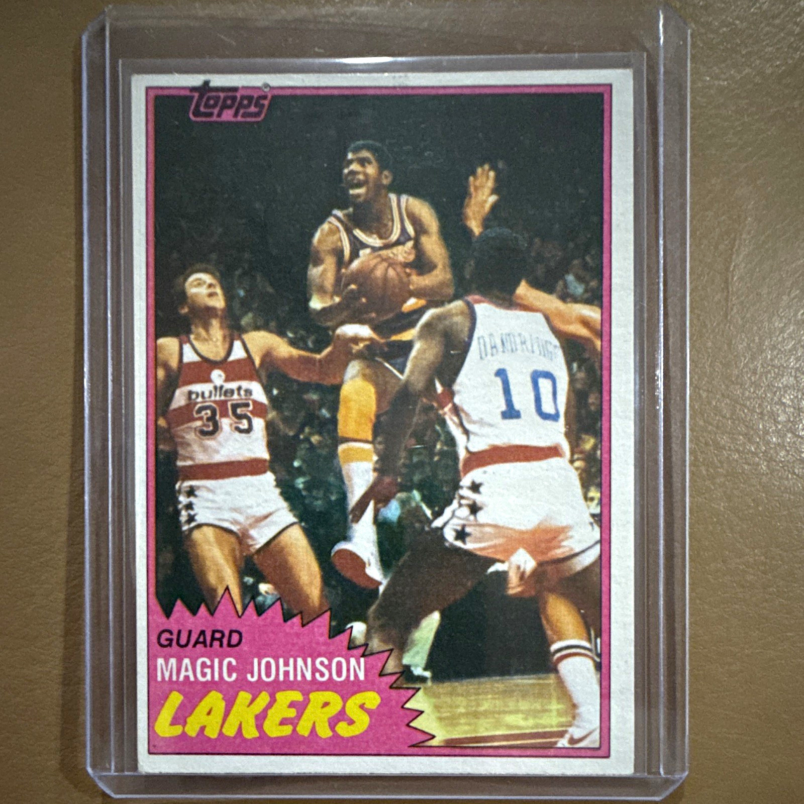 Topps 1981-82 Magic Johnson Los Angeles Lakers #21 Base Set [Base]