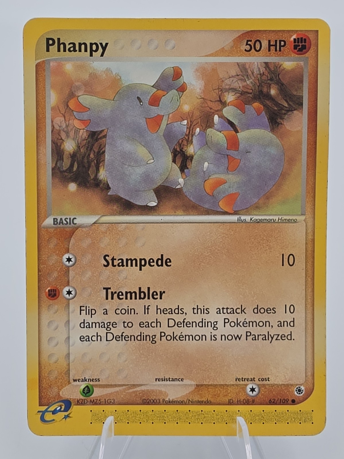 Pokemon - Phanpy - 62/109 EX Ruby & Sapphire - Regular