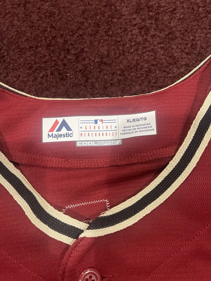 Ketel Marte Red Jersey - Image 3 of 4