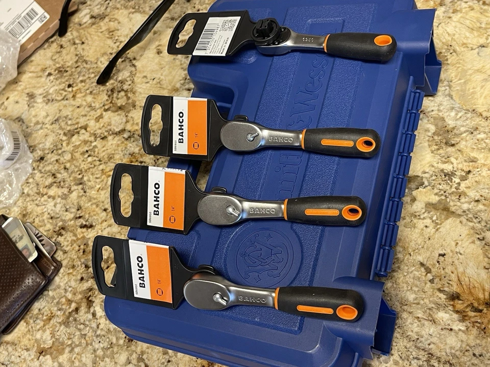 Trinquete reversible sellado Bahco 6950 1/4" Drive 72 dientes Foto 2 de 2